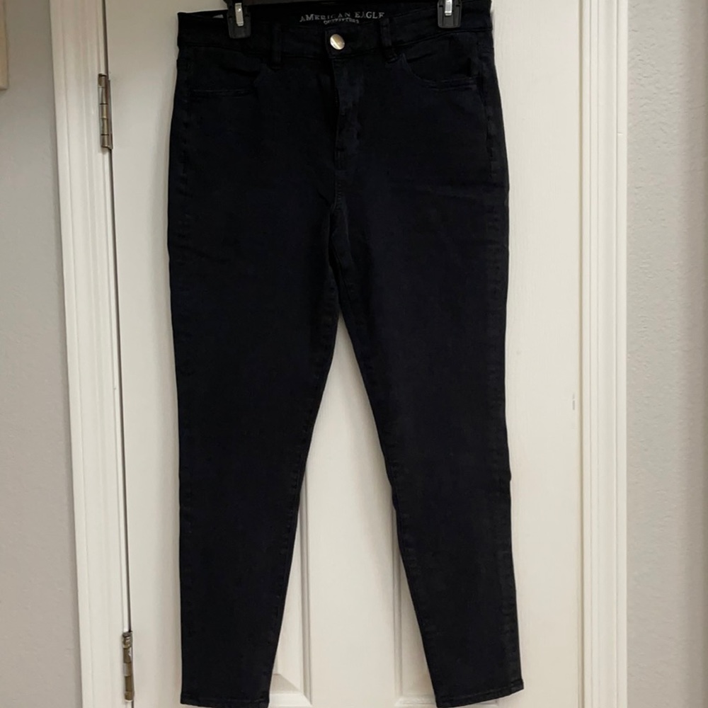 High rise skinny jeans